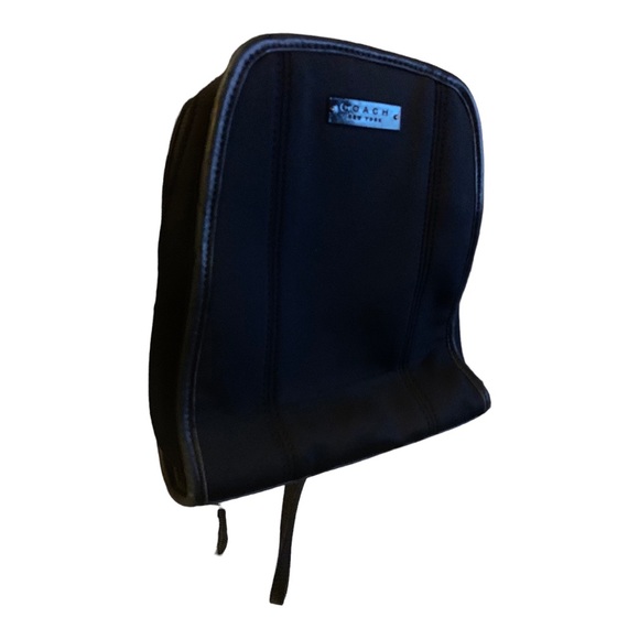 Chic and Timeless: Coach Black Fabric and Leather Trim Backpack - NWOT - Picture 3 of 6